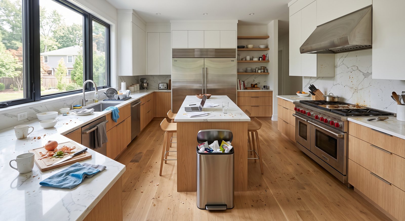 Messy Kitchen - Before
